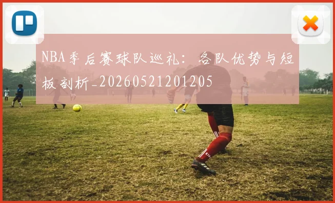 NBA季后赛球队巡礼：各队优势与短板剖析_20260521201205